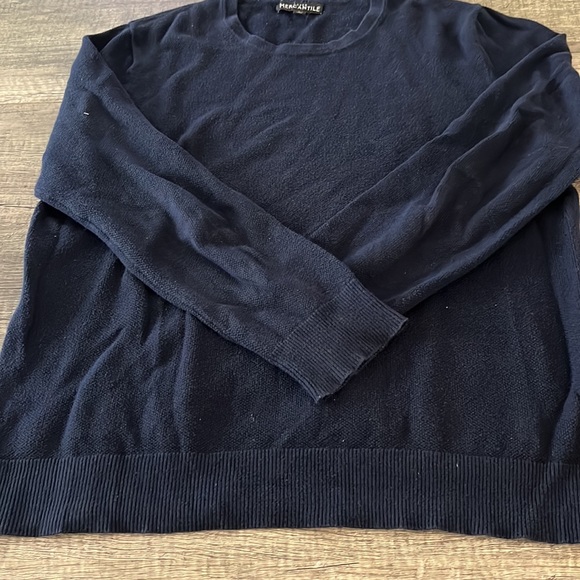 JCrew Mercantile Thermal Sweater - Large - Navy Blue - Picture 3 of 6